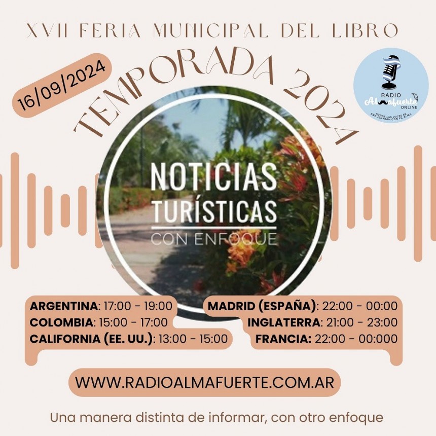 Noticias Turísticas con Enfoque en la RADIO ABIERTA de la XVII Feria del Libro Municipal